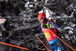04.12.2021, xkvx, Biathlon IBU World Cup Oestersund, Relay Men, v.l. Benedikt Doll (Germany) in aktion / in action competes