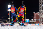 04.12.2021, xkvx, Biathlon IBU World Cup Oestersund, Relay Men, v.l. Cesar Beauvais (Belgium) in aktion / in action competes