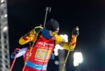 04.12.2021, xkvx, Biathlon IBU World Cup Oestersund, Relay Men, v.l. Cesar Beauvais (Belgium) in aktion / in action competes