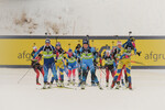 04.12.2021, xetx, Biathlon IBU Cup Sjusjoen, Mass Start Women, v.l. Irene Cadurisch (SWITZERLAND), Paula Botet (FRANCE), Stina Nilsson (SWEDEN)  / 
