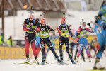 04.12.2021, xetx, Biathlon IBU Cup Sjusjoen, Mass Start Women, v.l. Karoline Erdal (NORWAY), Franziska Hildebrand (GERMANY)  / 