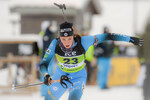 04.12.2021, xetx, Biathlon IBU Cup Sjusjoen, Mass Start Women, v.l. Camille Bened (FRANCE)  / 