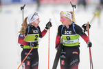 04.12.2021, xetx, Biathlon IBU Cup Sjusjoen, Mass Start Women, v.l. Karoline Erdal (NORWAY), Ragnhild Femsteinevik (NORWAY)  / 