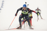 04.12.2021, xetx, Biathlon IBU Cup Sjusjoen, Mass Start Men, v.l. David Zobel (GER)  / 