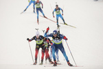 04.12.2021, xetx, Biathlon IBU Cup Sjusjoen, Mass Start Men, v.l. Eligius Tambornino (SWITZERLAND), Aleksander Fjeld Andersen (NORWAY)  / 