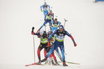 04.12.2021, xetx, Biathlon IBU Cup Sjusjoen, Mass Start Men, v.l. Aleksander Fjeld Andersen (NORWAY)  / 