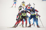 04.12.2021, xetx, Biathlon IBU Cup Sjusjoen, Mass Start Men, v.l. Aleksander Fjeld Andersen (NORWAY), Eligius Tambornino (SWITZERLAND)  / 