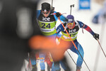 04.12.2021, xetx, Biathlon IBU Cup Sjusjoen, Mass Start Men, v.l. Martin Jaeger (SWITZERLAND)  / 