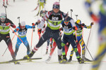 04.12.2021, xetx, Biathlon IBU Cup Sjusjoen, Mass Start Men, v.l. Hugo Rivail (FRANCE), Denys Nasyko (UKRAINE), Raman Yaliotnau (BELARUS)  / 