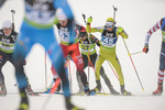 04.12.2021, xetx, Biathlon IBU Cup Sjusjoen, Mass Start Men, v.l. Florin-Catalin Buta (ROMANIA), Marco Gross (GERMANY)  / 