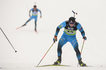 04.12.2021, xetx, Biathlon IBU Cup Sjusjoen, Mass Start Men, v.l. Emilien Claude (FRANCE)  / 