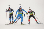 04.12.2021, xetx, Biathlon IBU Cup Sjusjoen, Mass Start Men, v.l. David Zingerle (ITALY), Robert Heldna (ESTONIA)  / 