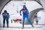 09.12.2021, xkvx, Biathlon IBU World Cup Hochfilzen, Training Women and Men, v.l.  in aktion / in action competes