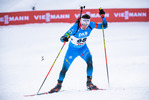 10.12.2021, xkvx, Biathlon IBU World Cup Hochfilzen, Sprint Men, v.l. Fabien Claude (France) in aktion / in action competes