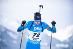10.12.2021, xkvx, Biathlon IBU World Cup Hochfilzen, Sprint Men, v.l. Eric Perrot (France) in aktion / in action competes