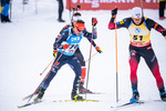 10.12.2021, xkvx, Biathlon IBU World Cup Hochfilzen, Sprint Men, v.l. Philipp Horn (Germany), Vetle Sjaastad Christiansen (Norway) in aktion / in action competes