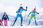 10.12.2021, xkvx, Biathlon IBU World Cup Hochfilzen, Sprint Men, v.l. Emilien Jacquelin (France) in aktion / in action competes