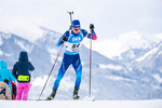 10.12.2021, xkvx, Biathlon IBU World Cup Hochfilzen, Sprint Men, v.l. Niklas Hartweg (Switzerland) in aktion / in action competes