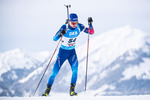 10.12.2021, xkvx, Biathlon IBU World Cup Hochfilzen, Sprint Men, v.l. Niklas Hartweg (Switzerland) in aktion / in action competes