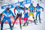 11.12.2021, xkvx, Biathlon IBU World Cup Hochfilzen, Pursuit Men, v.l. Tarjei Boe (Norway) in aktion / in action competes