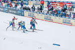 11.12.2021, xljkx, Cross Country FIS World Cup Davos, Women Sprint Final, v.l. Nadine Faehndrich (Switzerland), Eva Urevc (Slovenia), Katri Lylynpera (Finland), Ane Appelkvist Stenseth (Norway)  / 