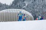 11.12.2021, xljkx, Cross Country FIS World Cup Davos, Women Sprint Final, v.l. Eva Urevc (Slovenia), Katri Lylynpera (Finland), Nadine Faehndrich (Switzerland)  / 
