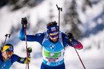 12.12.2021, xkvx, Biathlon IBU World Cup Hochfilzen, Relay Men, v.l. Benjamin Weger (Switzerland) in aktion / in action competes