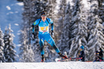 12.12.2021, xkvx, Biathlon IBU World Cup Hochfilzen, Relay Men, v.l. Emilien Jacquelin (France) in aktion / in action competes