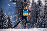 12.12.2021, xkvx, Biathlon IBU World Cup Hochfilzen, Relay Men, v.l. Roman Rees (Germany) in aktion / in action competes