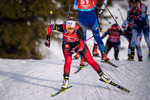 12.12.2021, xkvx, Biathlon IBU World Cup Hochfilzen, Pursuit Women, v.l. Ingrid Landmark Tandrevold (Norway) in aktion / in action competes