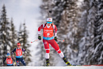12.12.2021, xkvx, Biathlon IBU World Cup Hochfilzen, Pursuit Women, v.l. Baiba Bendika (Latvia) in aktion / in action competes