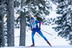 12.12.2021, xljkx, Cross Country FIS World Cup Davos, 15km Men, v.l. Cedric Steiner (Switzerland)  / 