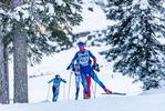 12.12.2021, xljkx, Cross Country FIS World Cup Davos, 15km Men, v.l. Cyril Faehndrich (Switzerland)  / 