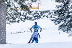 12.12.2021, xljkx, Cross Country FIS World Cup Davos, 15km Men, v.l. Calle Halfvarsson (Sweden)  / 