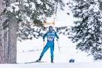 12.12.2021, xljkx, Cross Country FIS World Cup Davos, 15km Men, v.l. Strahinja Eric (Bosnia and Herzegovina)  / 