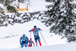 12.12.2021, xljkx, Cross Country FIS World Cup Davos, 15km Men, v.l. Sjur Roethe (Norway)  / 