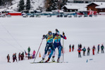 12.12.2021, xljkx, Cross Country FIS World Cup Davos, 10km Women, v.l. Patricija Eiduka (Latvia), Lydia Hiernickel (Switzerland)  / 