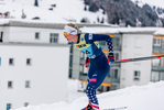 12.12.2021, xljkx, Cross Country FIS World Cup Davos, 10km Women, v.l. Hailey Swirbul (United States of America)  / 