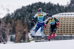 12.12.2021, xljkx, Cross Country FIS World Cup Davos, 10km Women, v.l. Riitta-Liisa Roponen (Finland)  / 