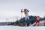 12.12.2021, xljkx, Cross Country FIS World Cup Davos, 10km Women, v.l. Frida Karlsson (Sweden), Tatiana Sorina (Russia)  / 