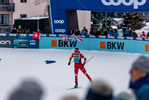 12.12.2021, xljkx, Cross Country FIS World Cup Davos, 10km Women, v.l. Yulia Stupak (Russia)  / 