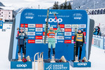 12.12.2021, xljkx, Cross Country FIS World Cup Davos, 10km Women, v.l. Frida Karlsson (Sweden), Jessie Diggins (United States of America), Therese Johaug (Norway)  / 