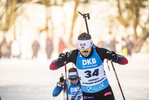 18.12.2021, xkvx, Biathlon IBU World Cup Le Grand Bornand, Pursuit Women, v.l. Ida Lien (Norway) in aktion / in action competes