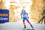 18.12.2021, xkvx, Biathlon IBU World Cup Le Grand Bornand, Pursuit Women, v.l. Kristina Reztsova (Russia) in aktion / in action competes