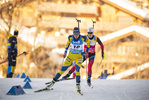 18.12.2021, xkvx, Biathlon IBU World Cup Le Grand Bornand, Pursuit Women, v.l. Hanna Oeberg (Sweden) in aktion / in action competes