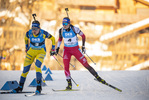 18.12.2021, xkvx, Biathlon IBU World Cup Le Grand Bornand, Pursuit Women, v.l. Lisa Theresa Hauser (Austria) in aktion / in action competes