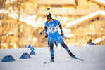 18.12.2021, xkvx, Biathlon IBU World Cup Le Grand Bornand, Pursuit Women, v.l. Julia Simon (France) in aktion / in action competes