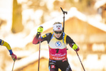 18.12.2021, xkvx, Biathlon IBU World Cup Le Grand Bornand, Pursuit Women, v.l. Marte Olsbu Roeiseland (Norway) in aktion / in action competes