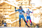 18.12.2021, xkvx, Biathlon IBU World Cup Le Grand Bornand, Pursuit Women, v.l. Anais Chevalier-Bouchet (France) in aktion / in action competes