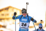 18.12.2021, xkvx, Biathlon IBU World Cup Le Grand Bornand, Pursuit Women, v.l. Anais Chevalier-Bouchet (France) in aktion / in action competes